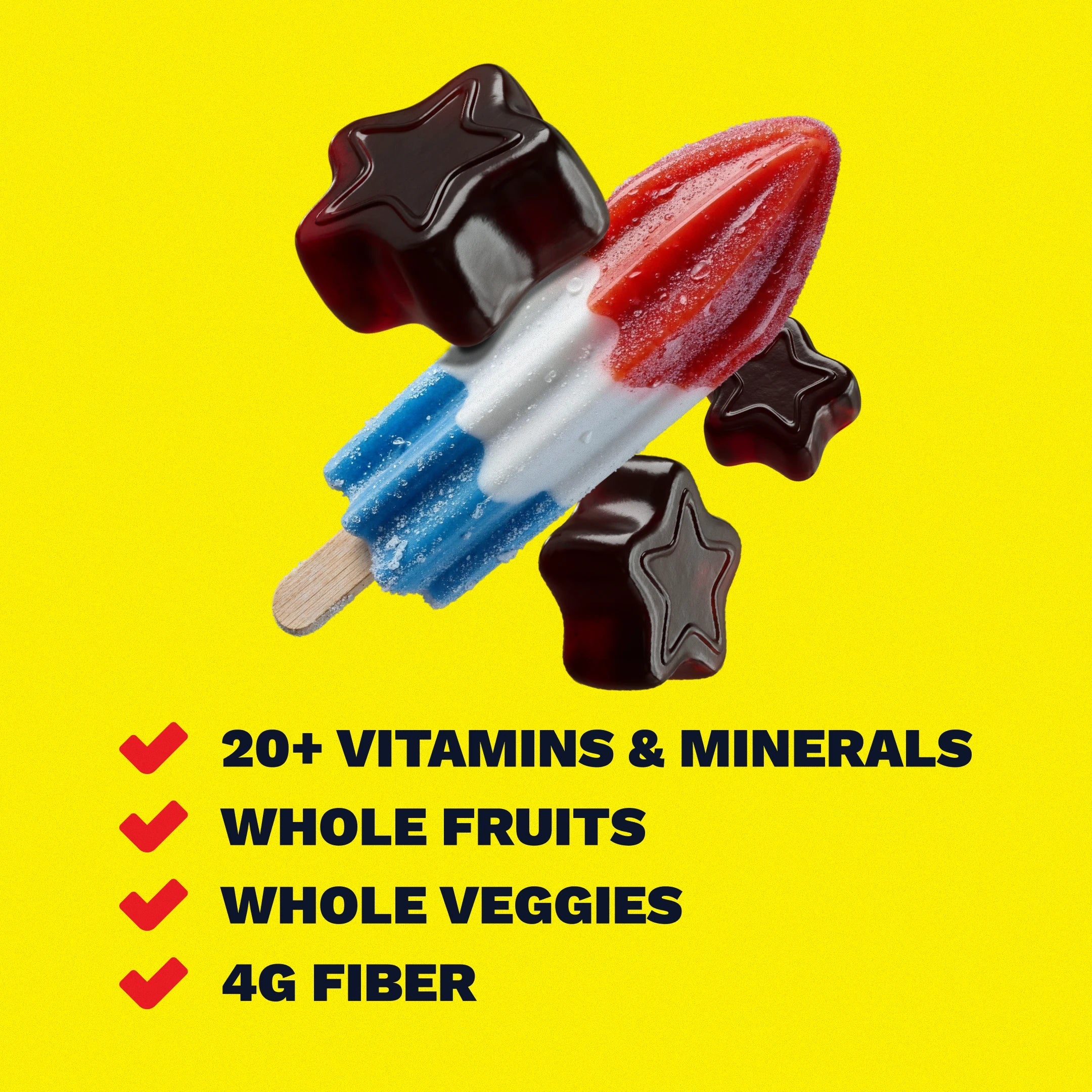 Popsicle® Firecracker Grüns Kids - More Plants in Your Routine