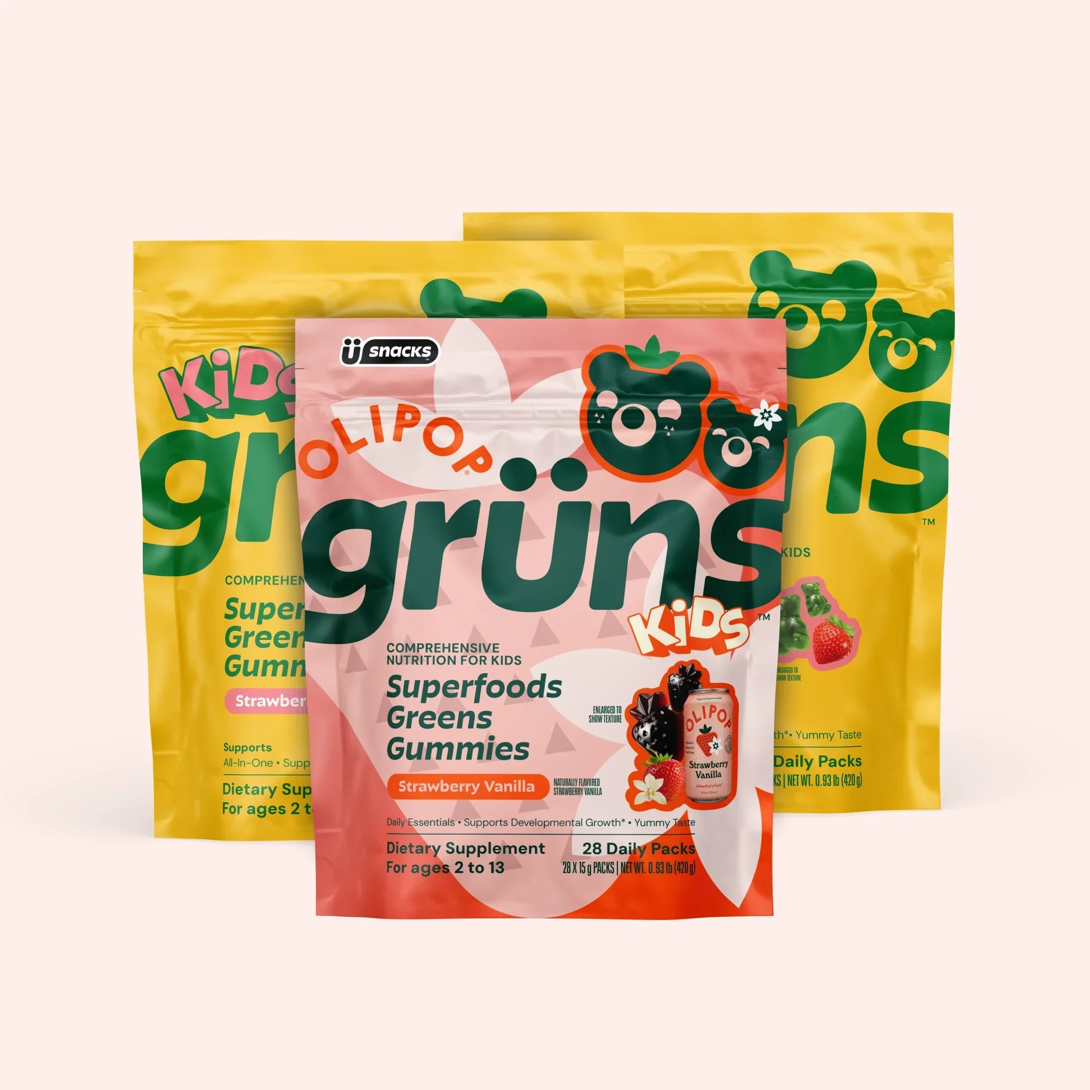 Grüns Kids OLIPOP® - Nutrition Support Without the Mess
