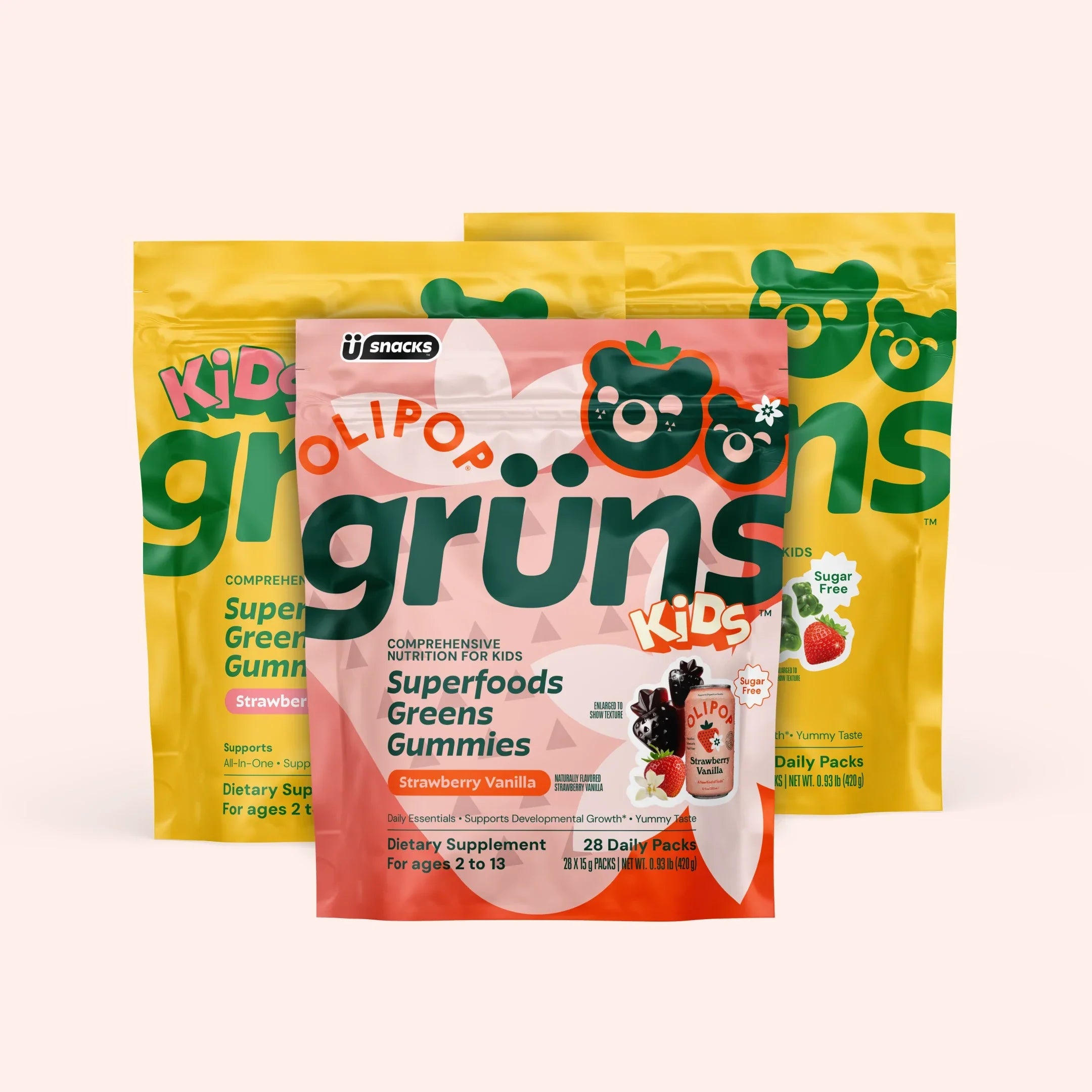 Grüns Kids OLIPOP® - Nutrition Support Without the Mess