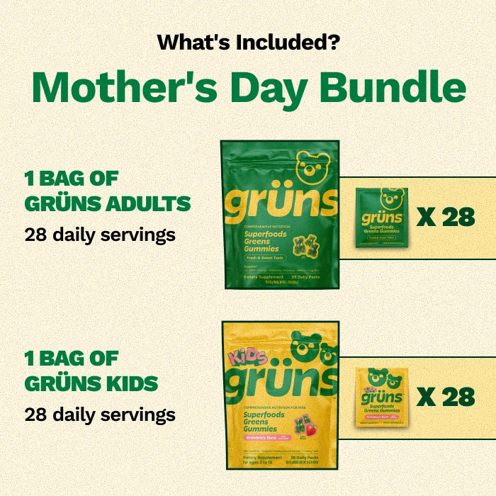 Mother's Day Bundle - Adults + Kids - Superfood Gummies With Purpose