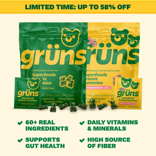 Mother's Day Bundle - Adults + Kids - Superfood Gummies With Purpose